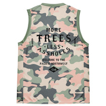 Load image into Gallery viewer, Women's More Trees x Lords Basketball Jersey - Pink Camo

