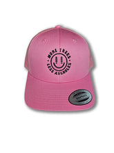 Load image into Gallery viewer, More Trees Embroidered Happyface Hat
