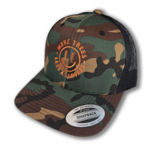 Load image into Gallery viewer, More Trees Embroidered Happyface Hat
